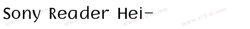 Sony Reader Hei字体转换